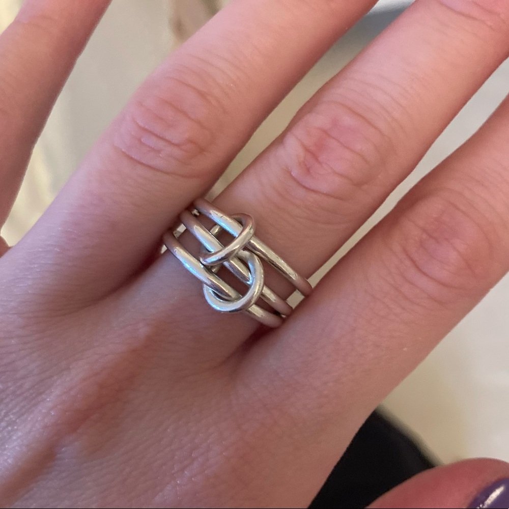 Sterling silver Spinelli ring